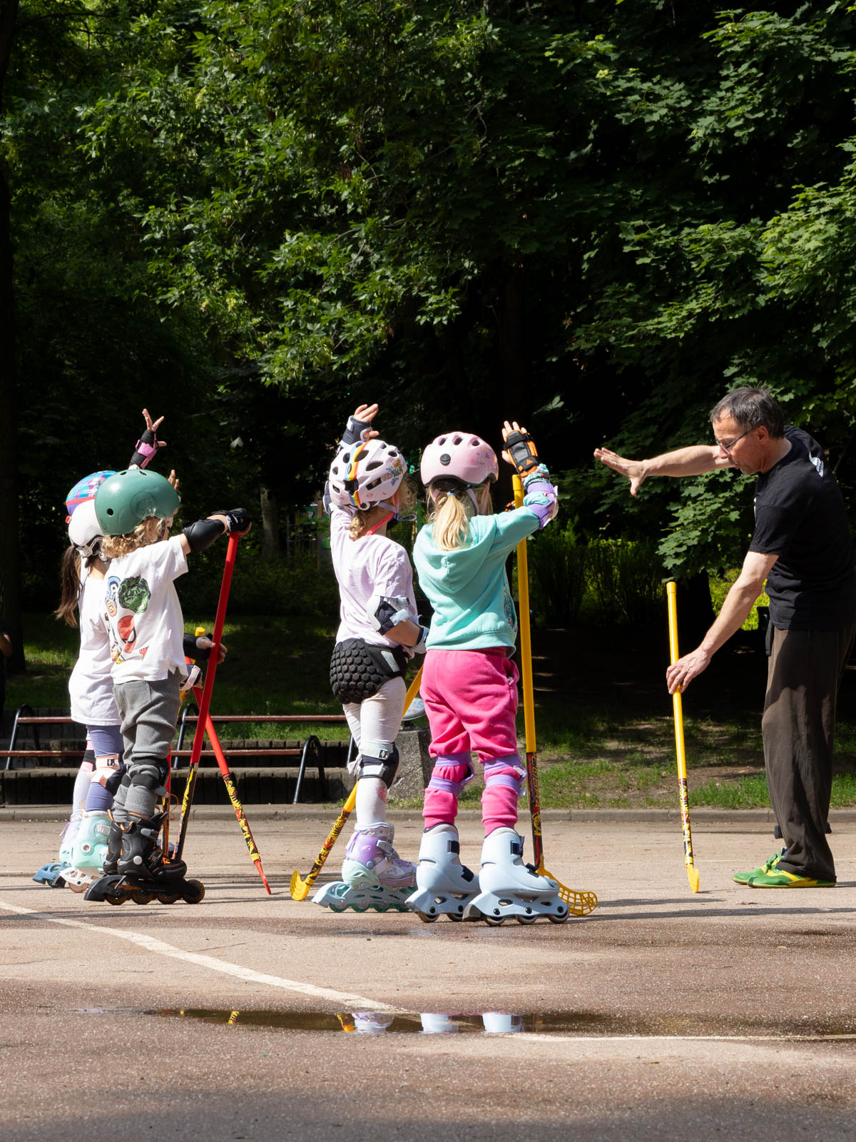 Zajęcia grupowe na rolkach w Warszawie