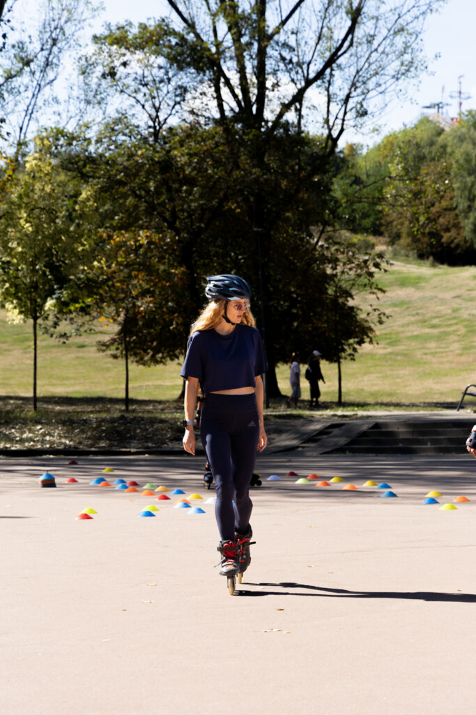 Zajęcia grupowe na rolkach w Parku Szczęśliwickim 2026