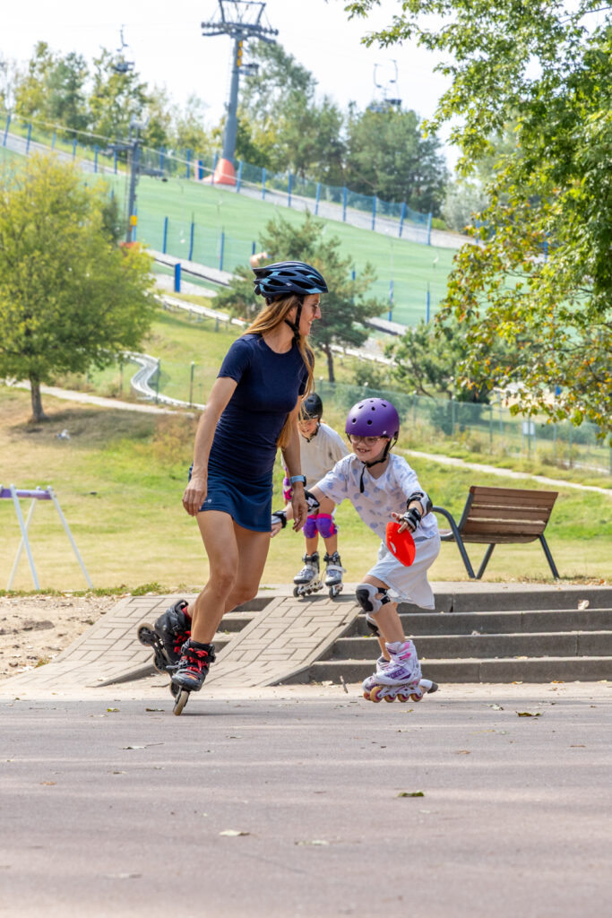 Zajęcia grupowe na rolkach w Parku Szczęśliwickim 2026
